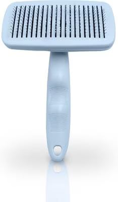 Ocean Plastic Self-Cleaning Pet Slicker Brush - Eco-Friendly Grooming Tools