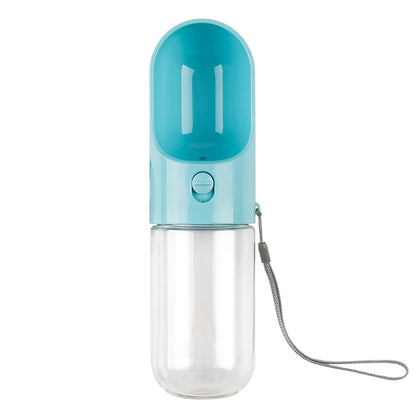 Portable Dog Water Bottle with Drinking Bowl Leakproof