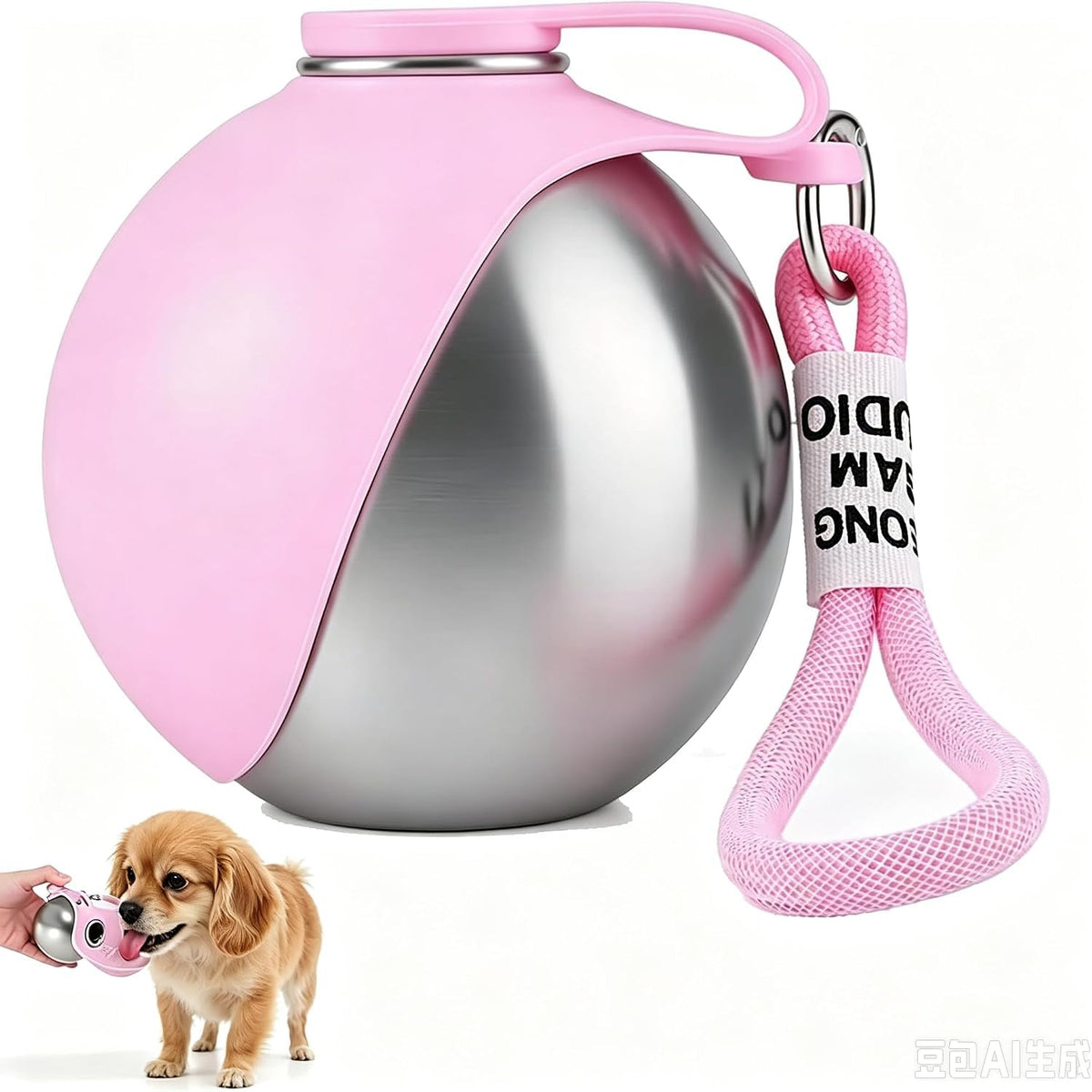 Portable Dog Water Bowl, Stainless Steel Insulated and Leak-Proof