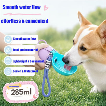 Portable Dog Water Bowl, Stainless Steel Insulated and Leak-Proof