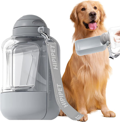 Portable Dog Water Bottle, Leak-Proof Travel Bowl for Large Dogs, Foldable Pet Water Dispenser for Hiking, Camping, Walking Essentials