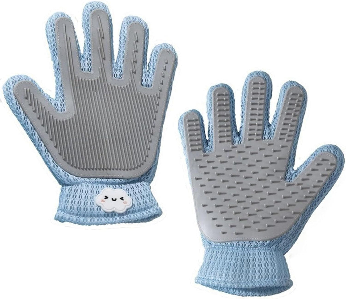 Cat Grooming Gloves, Upgraded 2-in-1 Double-Sided, 1 Count