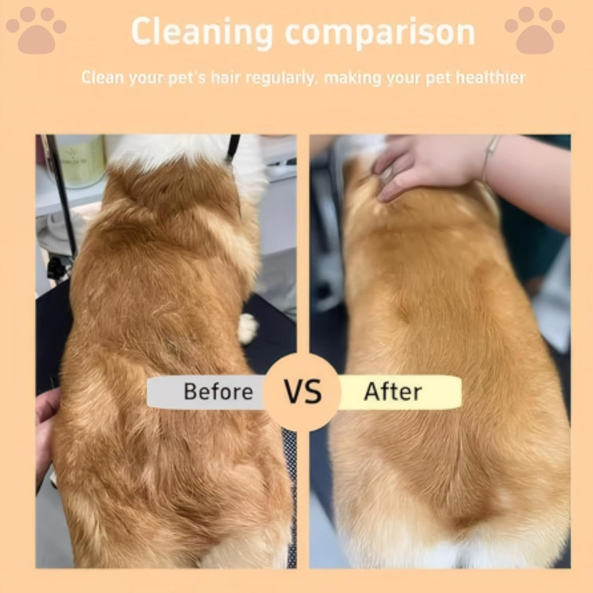 CealumVita Deshedding Glove and Cat Steam Brush,cat grooming set，pet hair removal tool ，with Massage for Dogs and Cats Grooming (Beige spray cmb+gloves-1pair)