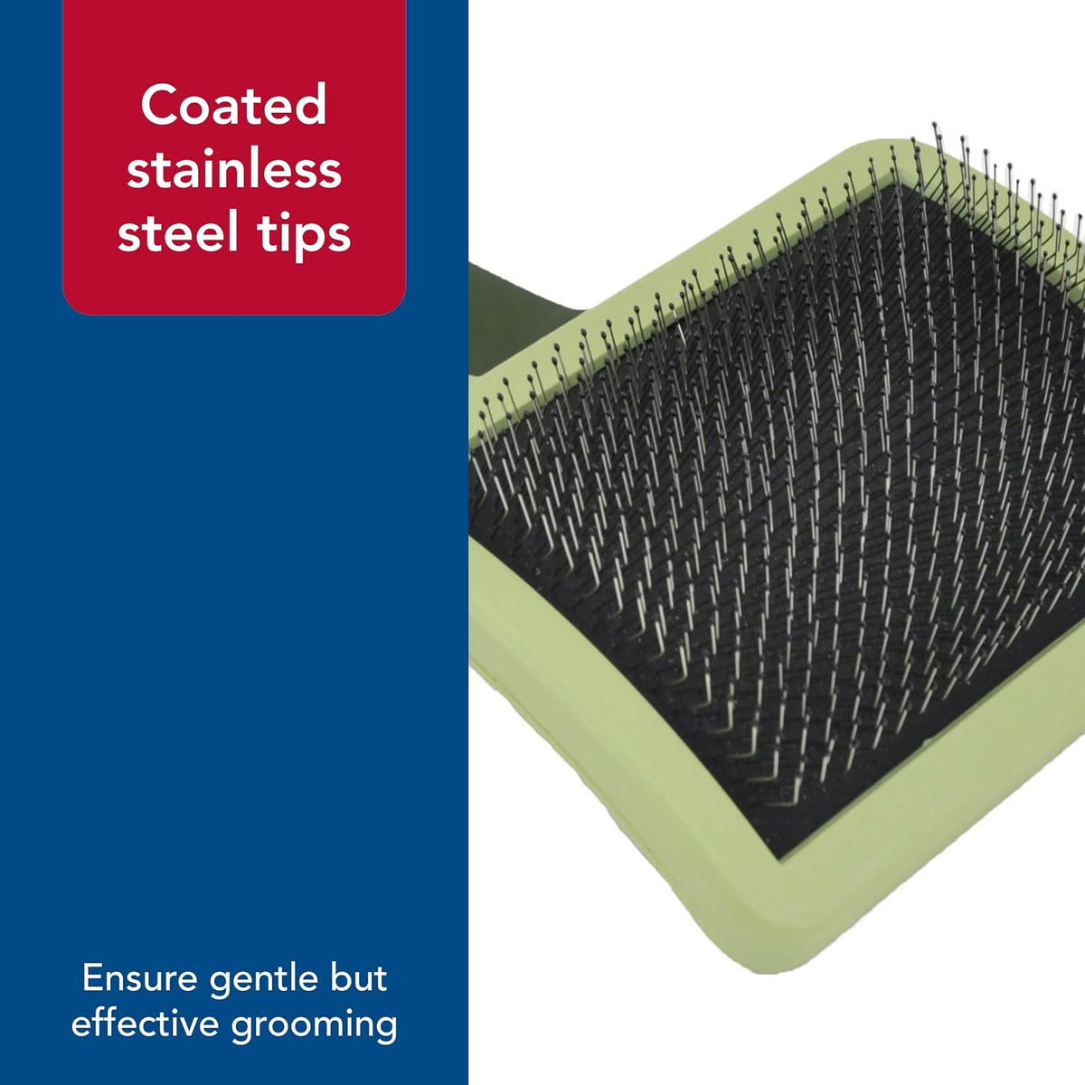 Coastal Pet Safari Curved Firm Slicker Brush for Dogs, 6.5" x 3.06"