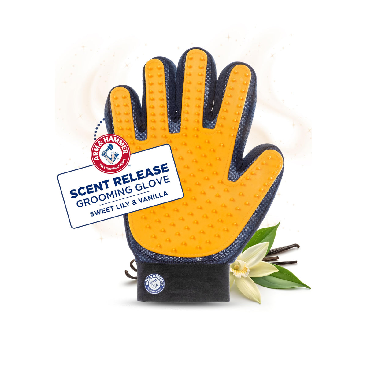 Arm & Hammer - Dog Brush, Dog Washing Gloves, Grooming Glove, Vanilla