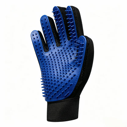 Pet Hair Remover, Pet Grooming Gloves for Dogs & Cats, Cat Grooming & Dog Bath Glove, Gentle Deshedding Brush Mitt for Long, Short or Curly Hair, Adjustable Five-Finger Massage Design,1 Pack