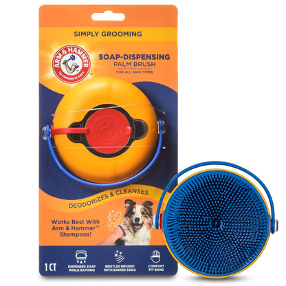 Arm & Hammer - Dog Brush, Dog Washing Gloves, Grooming Glove, Vanilla